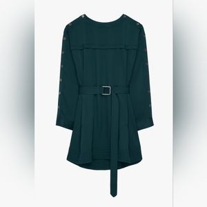 Zara dark petrol-navy dress